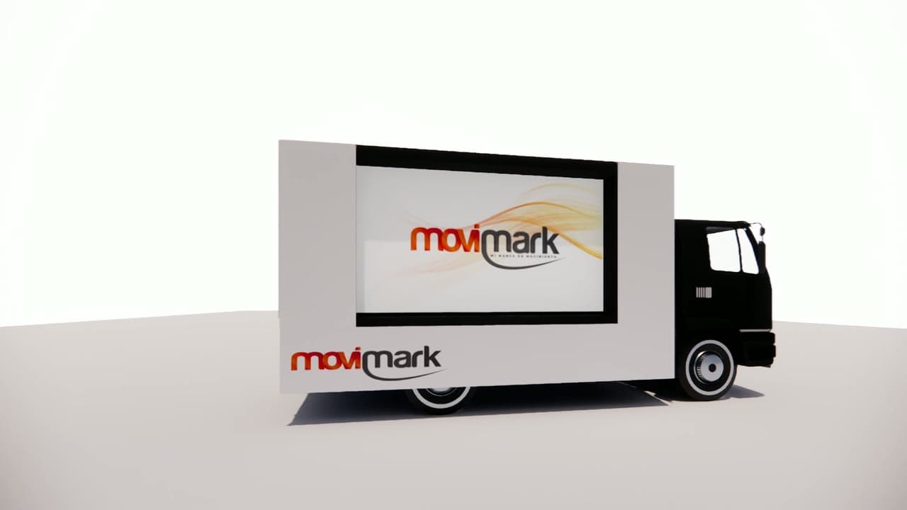 Camión MoviTV de Movimark con pantalla LED de gran formato